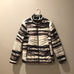 North face thermoball desert stripe coat